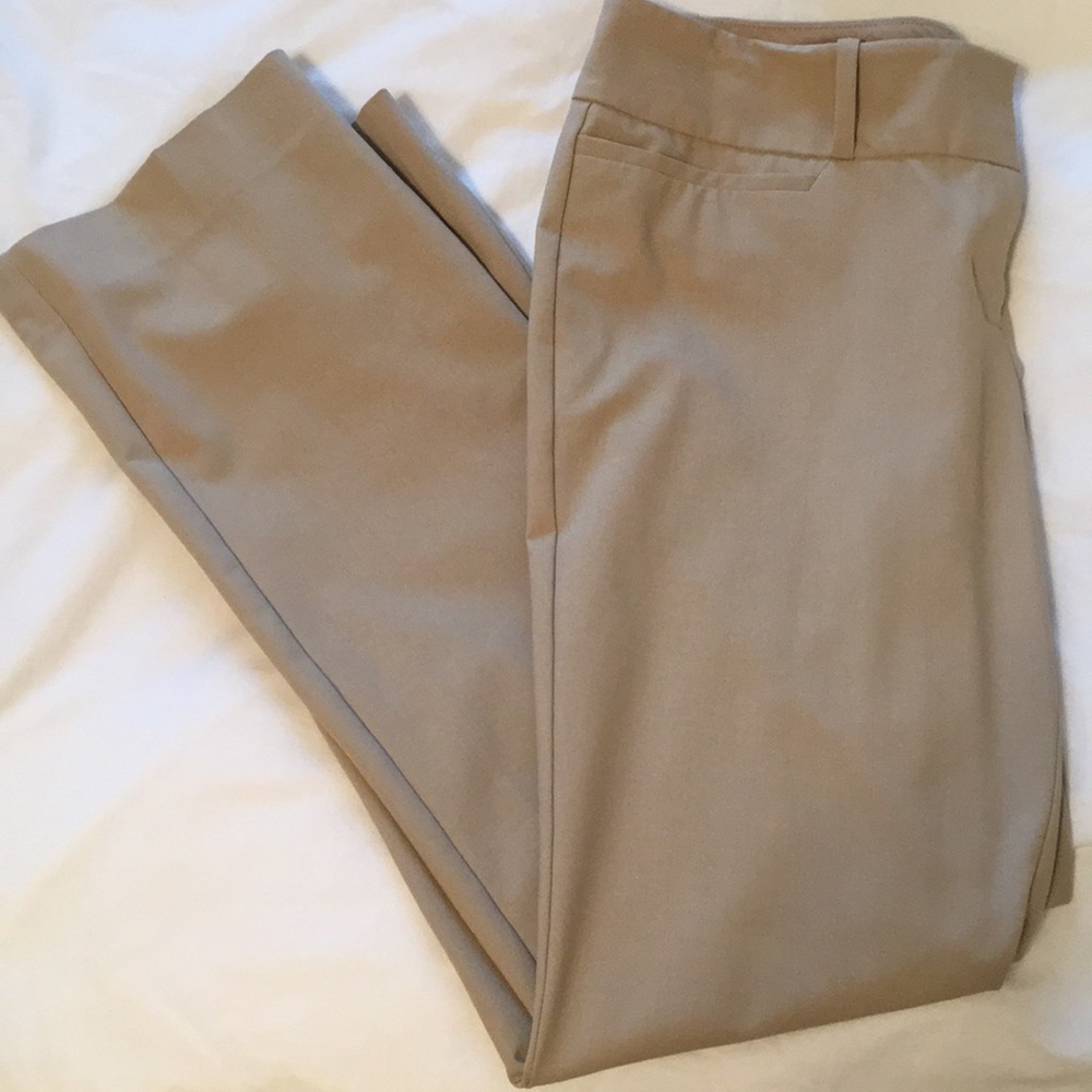 The Limited Drew Fit khaki colored dress pants